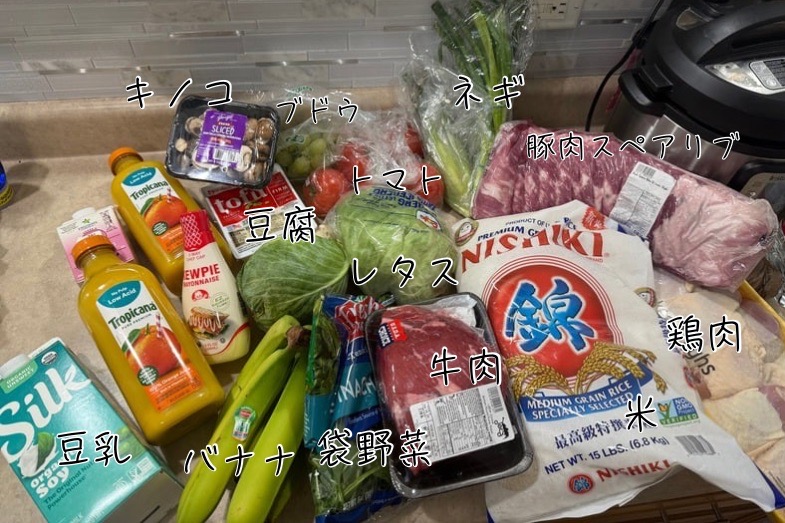 リアルすぎて映えない、駐在妻の1週間のご飯