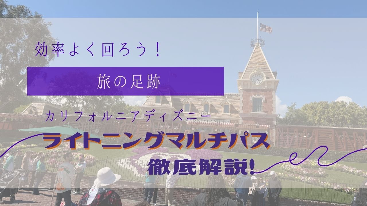 カリフォルニアディズニー　マルチパス徹底解説